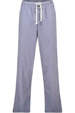 Lounge pants Lio gestreepte lounge pants met elastische tailleband