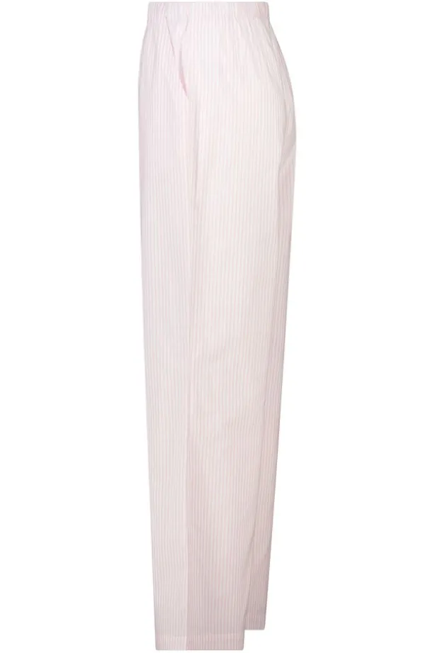 Lounge pants Mya gestreepte lounge pants met elastische tailleband