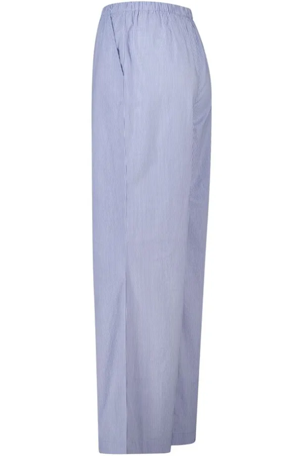 Lounge pants Mya gestreepte lounge pants met elastische tailleband
