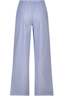 Lounge pants Mya gestreepte lounge pants met elastische tailleband