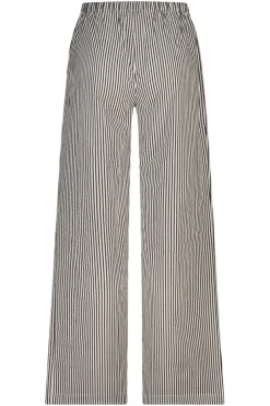 Loungepants Mya geweven loungepants met lange lengte