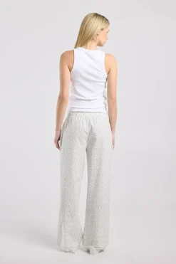 Lounge pants Mya lounge pants met bloemenprint en elastische tailleband