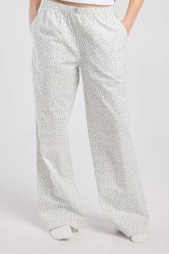 Lounge pants Mya lounge pants met bloemenprint en elastische tailleband