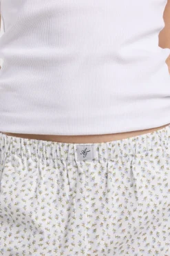 Lounge pants Mya lounge pants met bloemenprint en elastische tailleband