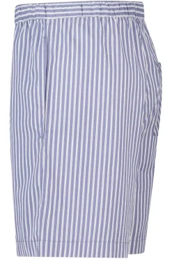 Lounge short Lex gestreepte lounge short met elastische tailleband en trekkoord