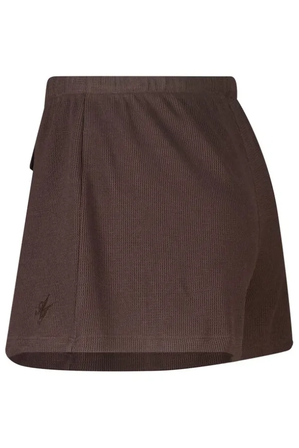 Lounge short May lounge short van waffle fabric met elastische waistband