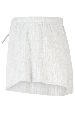 Lounge short May lounge short van waffle fabric met elastische waistband