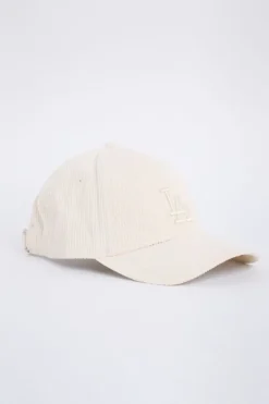 New Era CHYT CORD 9FORTY MC junior corduroy cap met geborduurd LA-logo