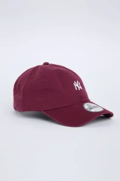 New Era Washed 9TWENTY pet Katoenen pet met klein NY-logo en strapback