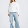 Olivia jeans jeans met high waist en wide fit