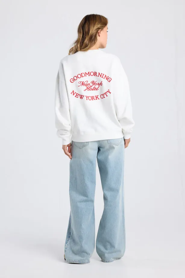 Olivia jeans jeans met high waist en wide fit