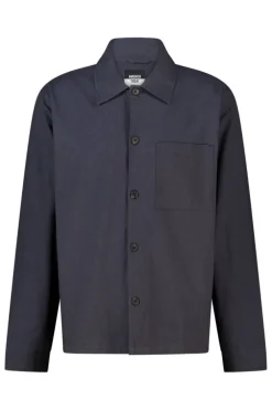 Overshirt Harm zwaar linnen overshirt met borstzak