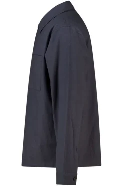 Overshirt Harm zwaar linnen overshirt met borstzak