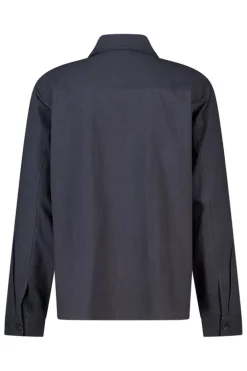 Overshirt Harm zwaar linnen overshirt met borstzak