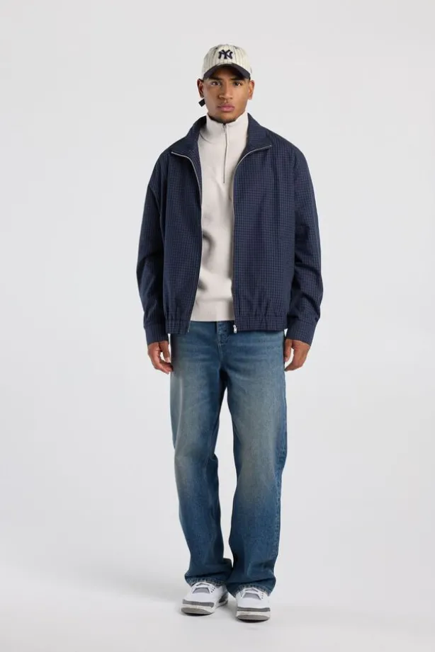 Overshirt Hendrix overshirt met opstaande kraag en voorzakken