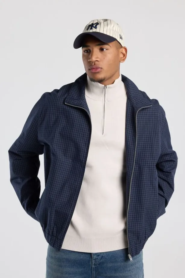 Overshirt Hendrix overshirt met opstaande kraag en voorzakken