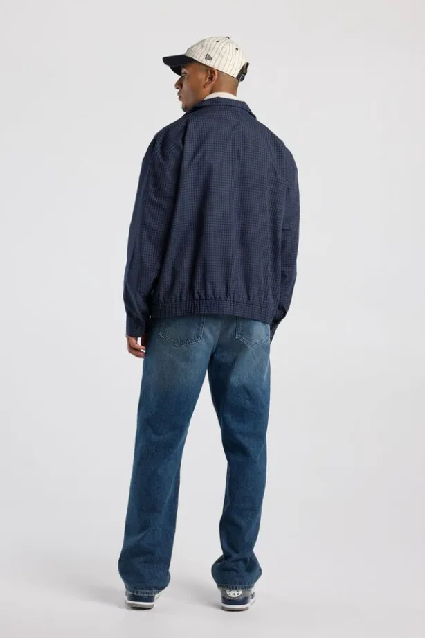 Overshirt Hendrix overshirt met opstaande kraag en voorzakken