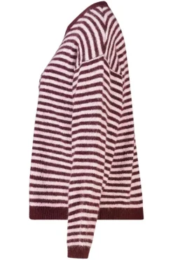 Pullover Keira gestreepte loose fit pullover