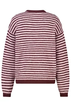 Pullover Keira gestreepte loose fit pullover