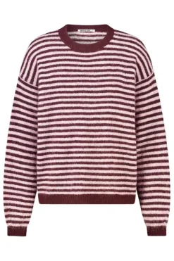 Pullover Keira gestreepte loose fit pullover