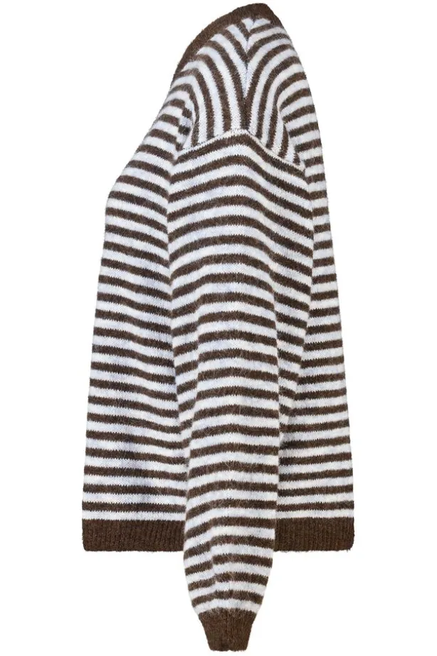 Pullover Keira gestreepte loose fit pullover