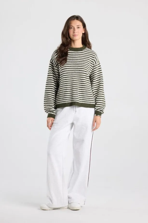 Pullover Keira gestreepte loose fit pullover