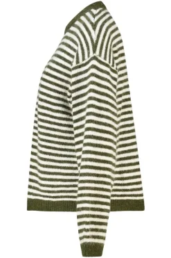 Pullover Keira gestreepte loose fit pullover