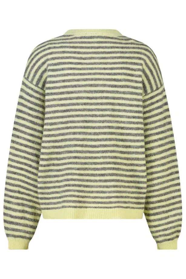 Pullover Keira gestreepte loose fit pullover