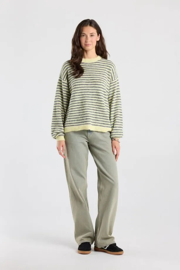 Pullover Keira gestreepte loose fit pullover