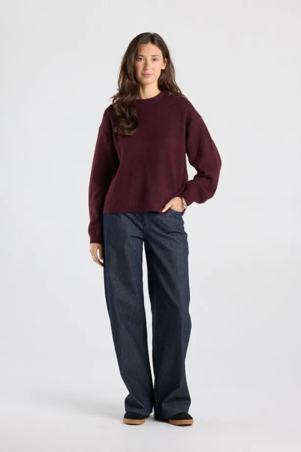 Pullover Keira loose fit pullover met ronde hals