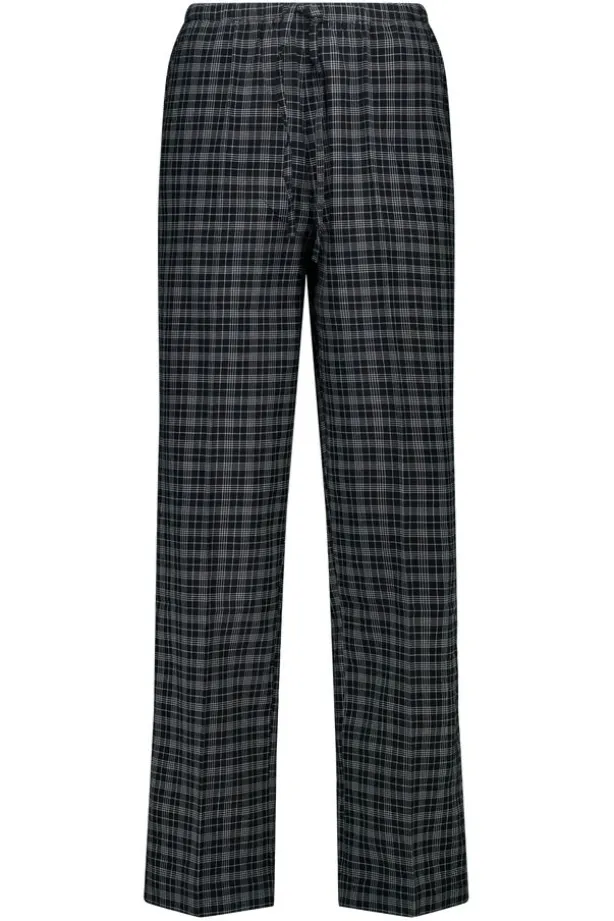 Pyjamabroek Loyce Wijde pyjamabroek met ruitprint
