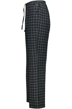 Pyjamabroek Loyce Wijde pyjamabroek met ruitprint