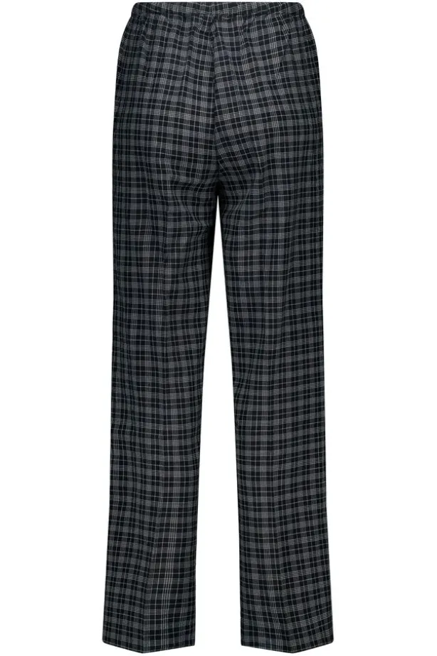 Pyjamabroek Loyce Wijde pyjamabroek met ruitprint