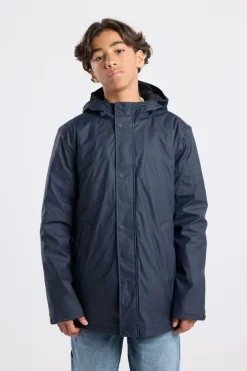 Regenjas Jake padded Jr regenjas met capuchon en warme voering