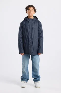 Regenjas Jake padded Jr regenjas met capuchon en warme voering