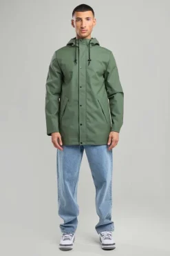 Regenjas Jake Regenjas met rits- en knoopsluiting