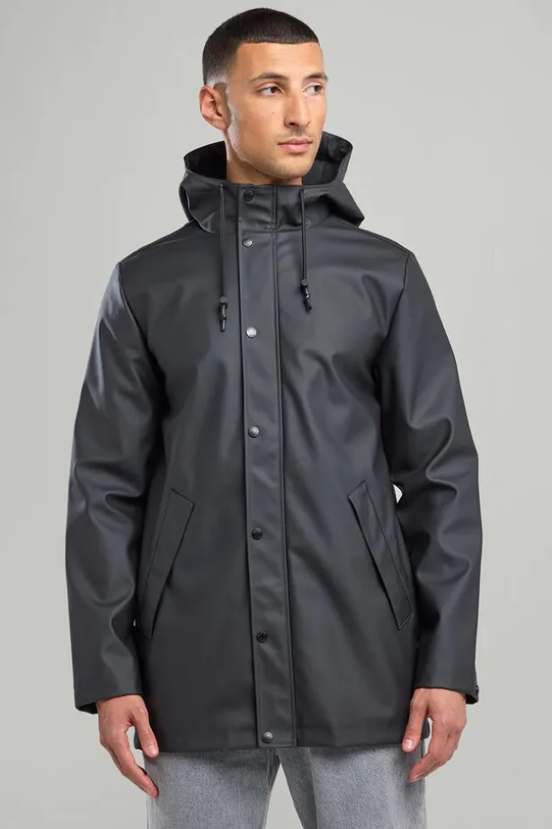 Regenjas Jake Regenjas met rits- en knoopsluiting