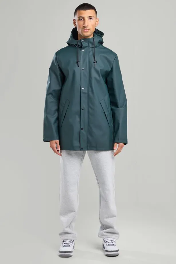 Regenjas Jake Regenjas met rits- en knoopsluiting
