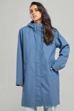 Regenjas Janah Lange regenjas met capuchon