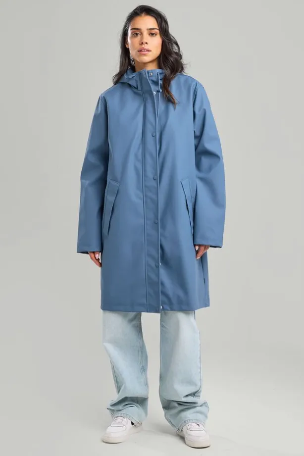 Regenjas Janah Lange regenjas met capuchon