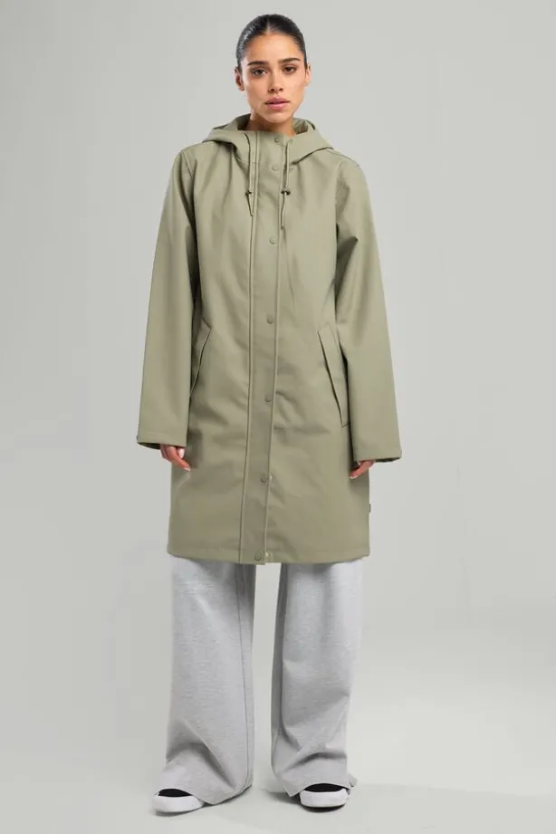Regenjas Janah Lange regenjas met capuchon