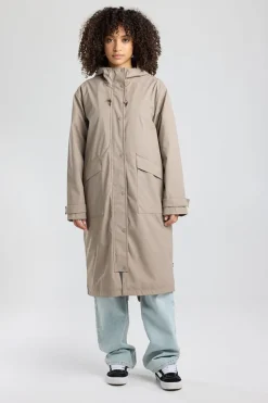 Regenjas Jane Oversized gewatteerde regenjas