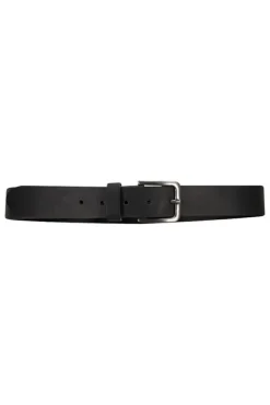 Riem Ashton Leren riem met zilveren gesp