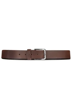 Riem Ashton Leren riem met zilveren gesp