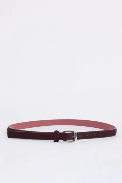 Riem Athena smalle riem met harige afwerking