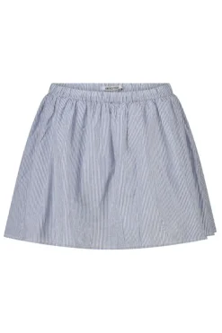 Rok Rachel rok met elastische tailleband en geborduurde strepen