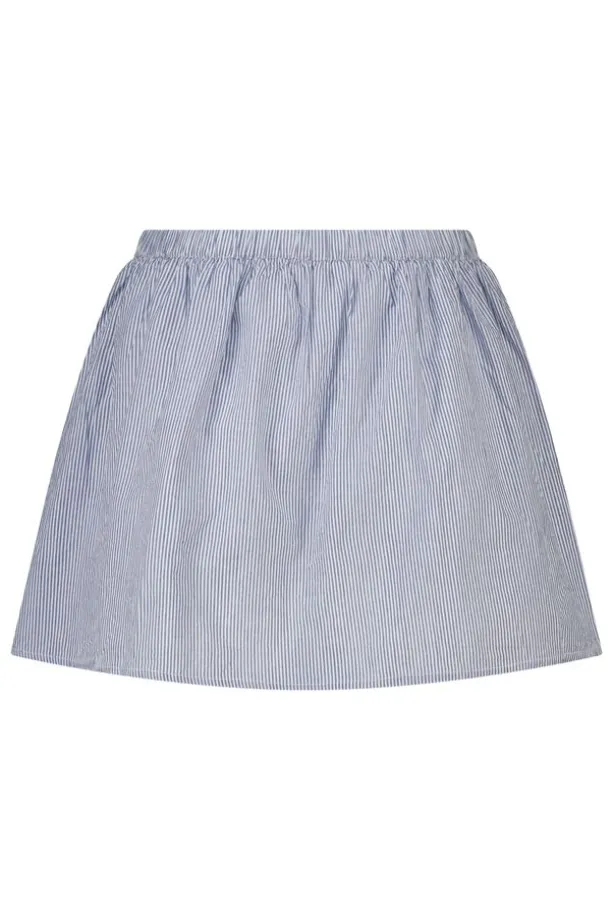 Rok Rachel rok met elastische tailleband en geborduurde strepen
