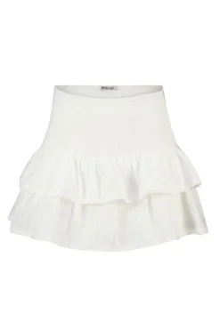 Rok Rayahigh waist rok met kantdetails