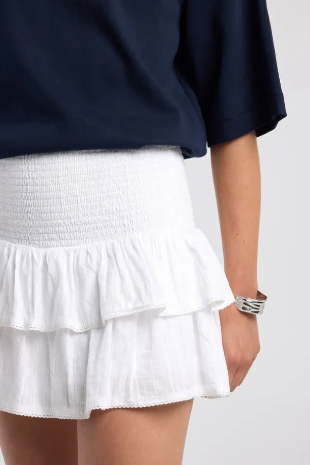 Rok Rayahigh waist rok met kantdetails