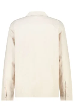Shirt Henry linnen shirt met resortkraag en borstzak